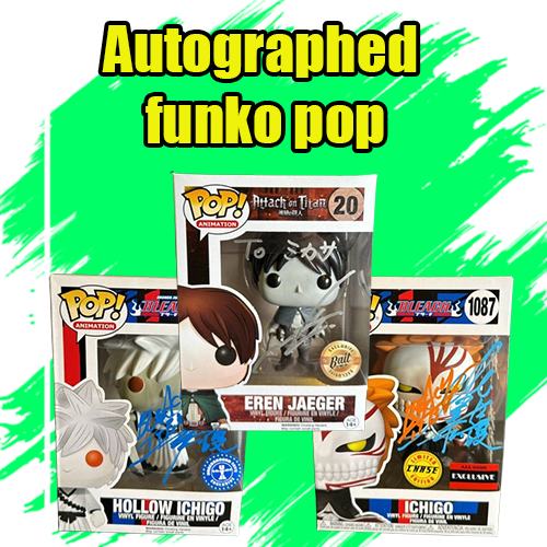 Autographed Funko Pop